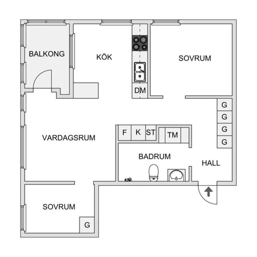 Bostadsrätt, Margretedalsvägen 13A, Frönäsområdet, Gnesta