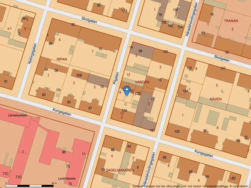 Villa, Radhus, Pilgatan 12C, Öst på stan, Umeå