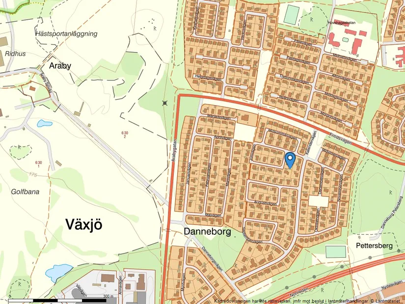 Villa, Junivägen 32, Danneborg, Växjö