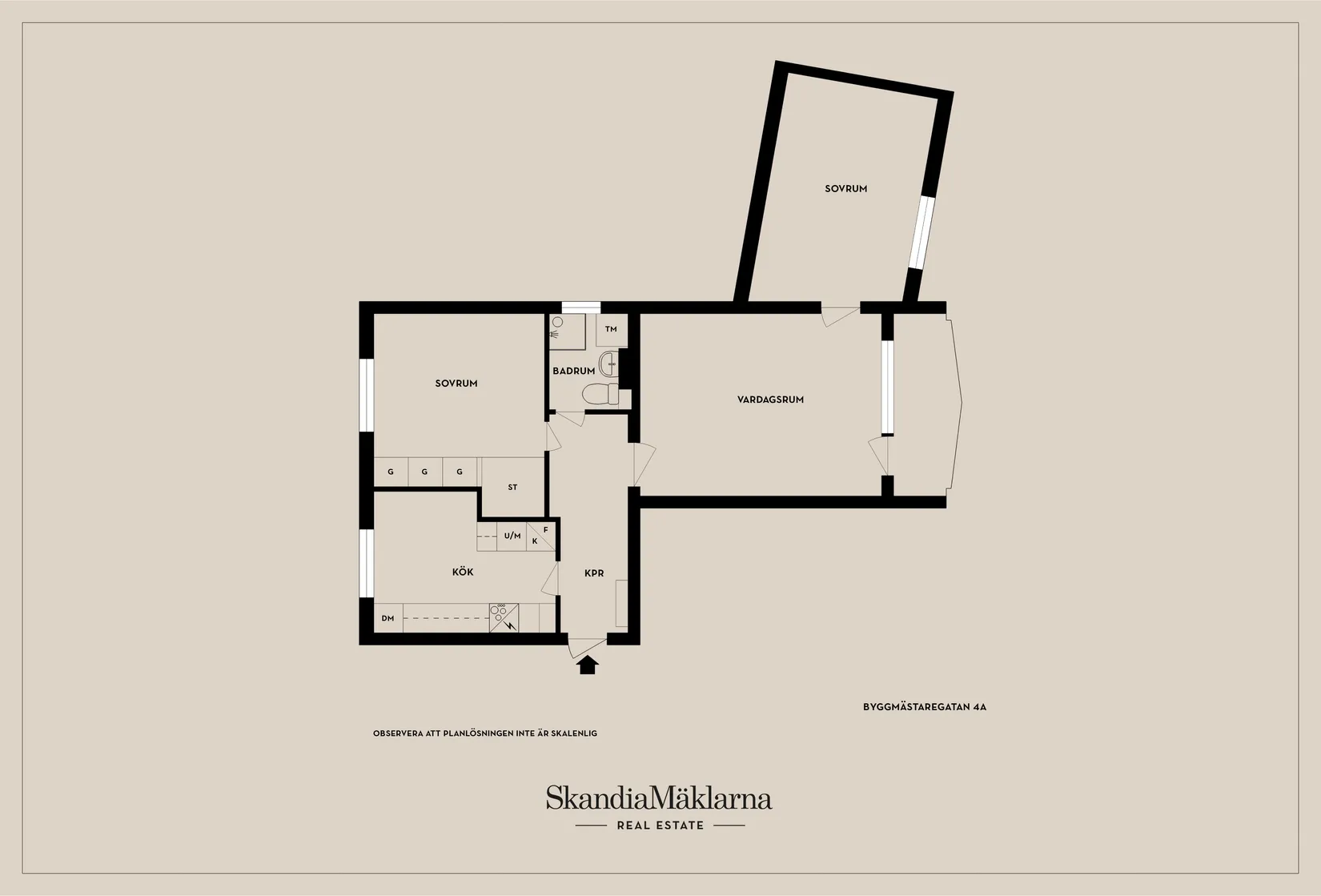 Bostadsrätt, Byggmästaregatan 4A, Långö, Karlskrona