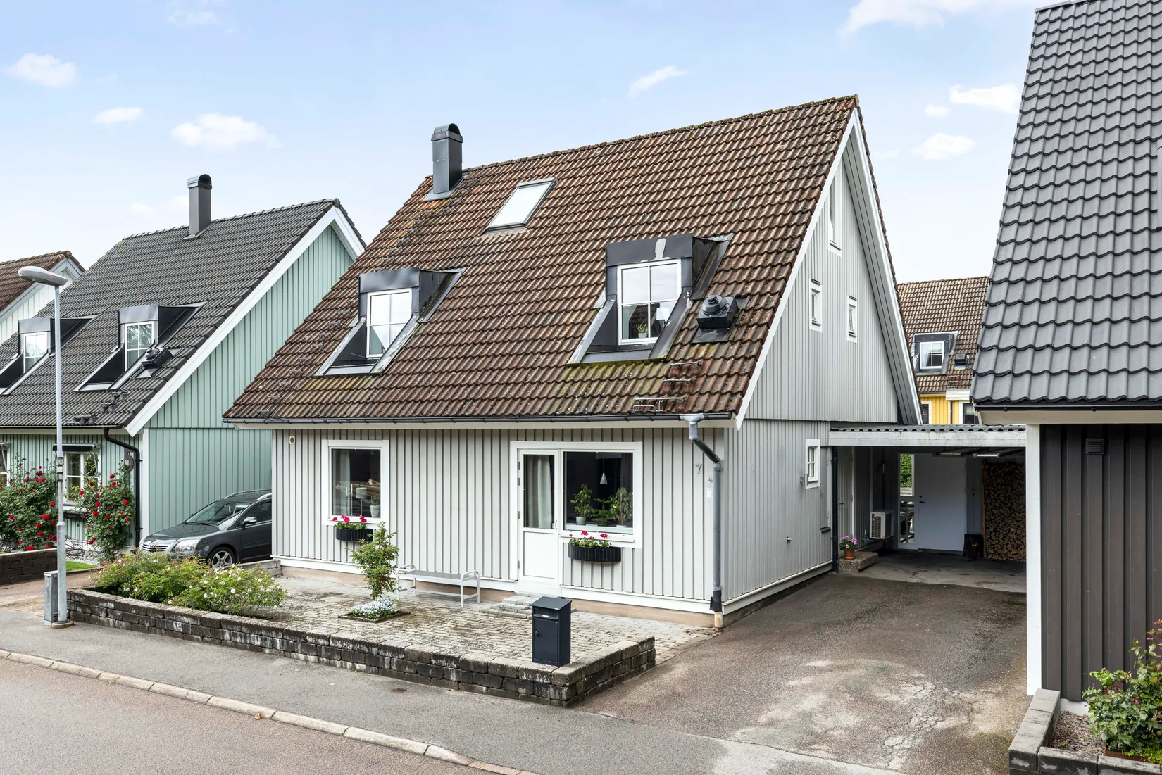 Radhus, Mastvägen 7, Söndrum / Bergsgård, Halmstad