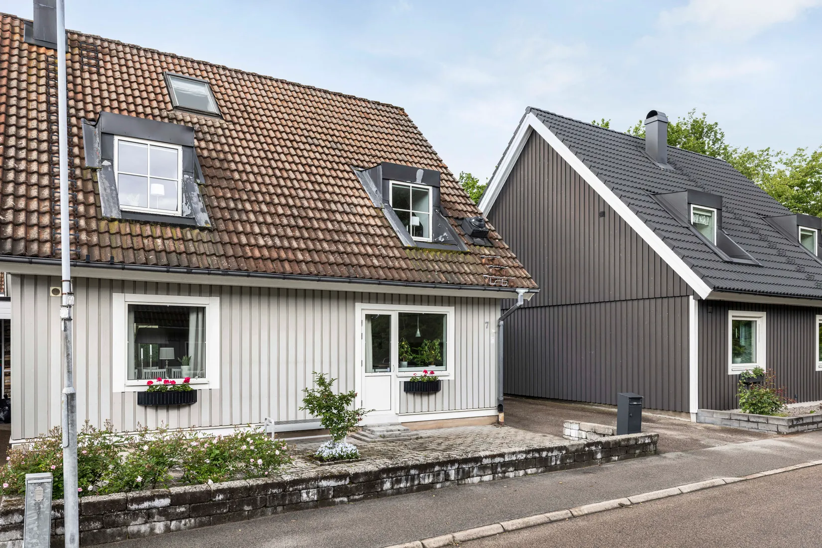Radhus, Mastvägen 7, Söndrum / Bergsgård, Halmstad