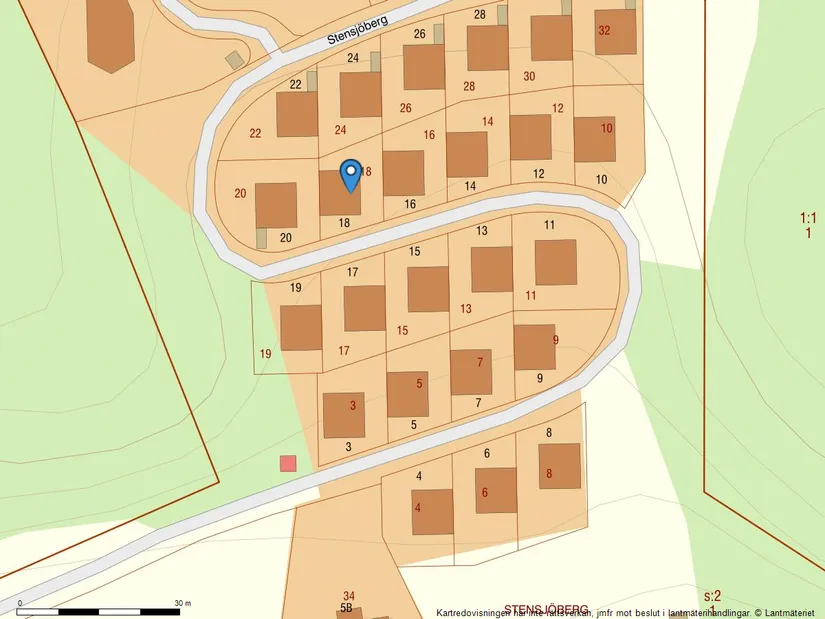 Villa, Radhus, Stensjöberg 18, Mölndal - Stensjön, Mölndal