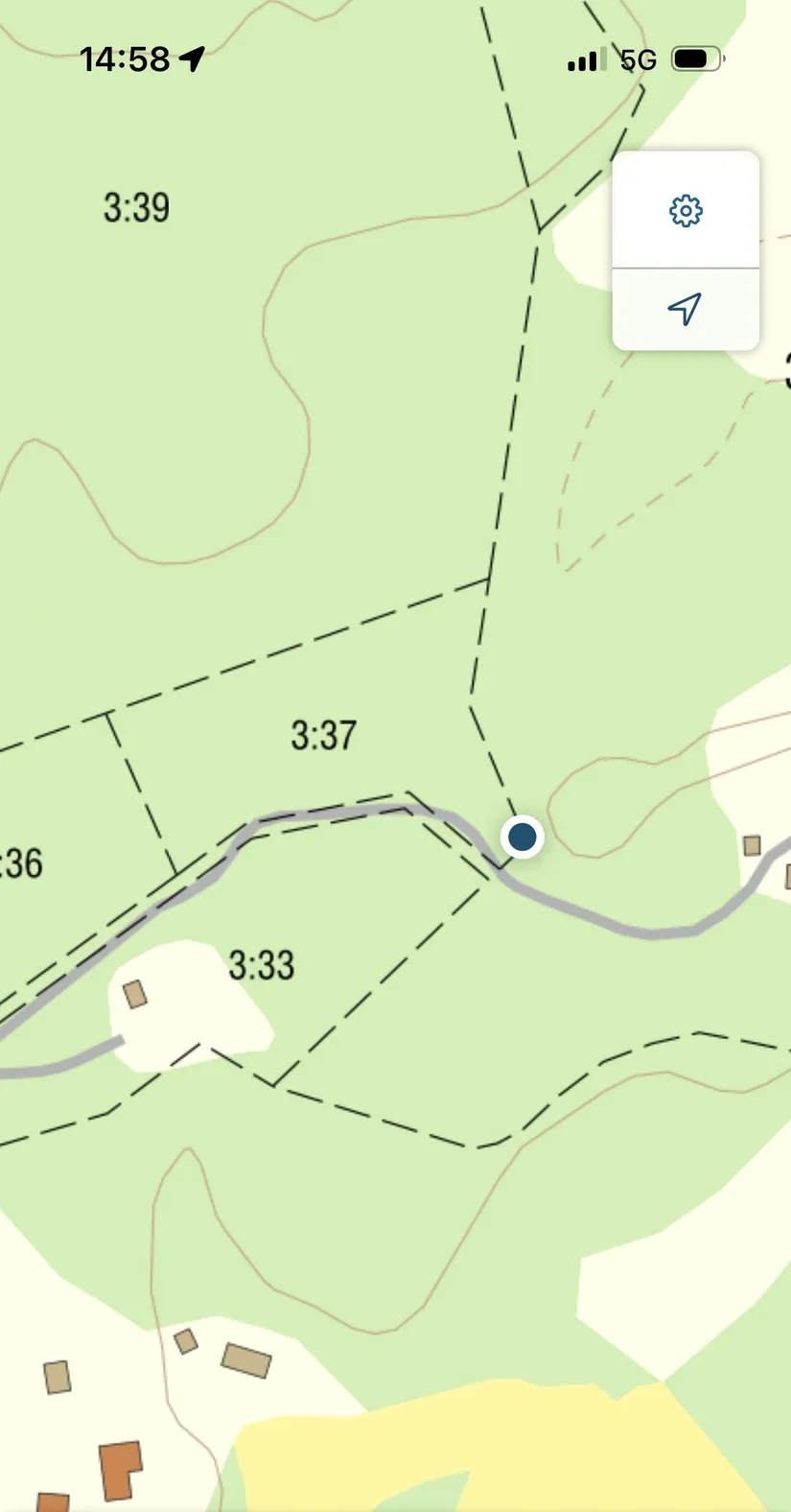 Tomt, Trossängen  181 (OBS! se kordinater), Brattberget, Arboga