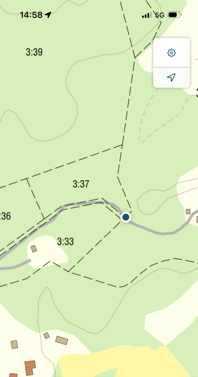 Tomt, Trossängen  181 (OBS! se kordinater), Brattberget, Arboga