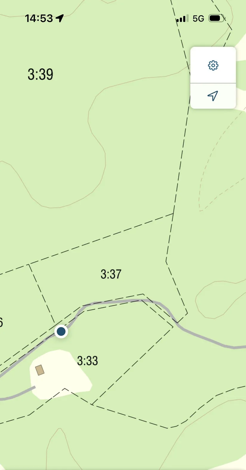 Tomt, Trossängen  181 (OBS! se kordinater), Brattberget, Arboga