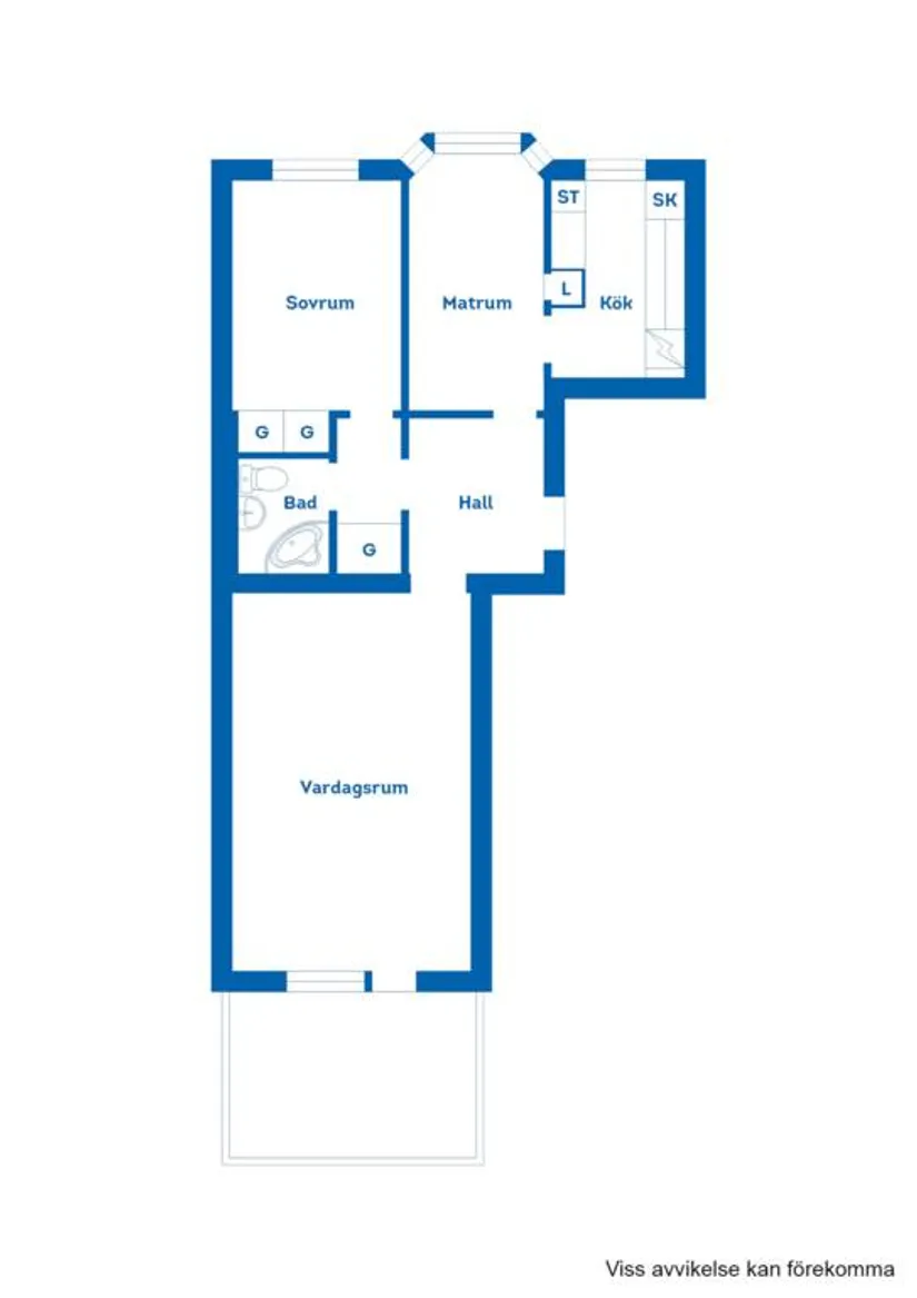 Bostadsrätt, Östergatan 5 C, Pantarholmen, Karlskrona