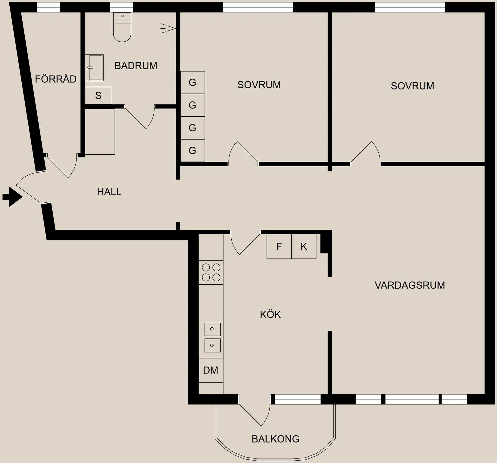 Bostadsrätt, Hyttvägen 9, Centralt, Finspång