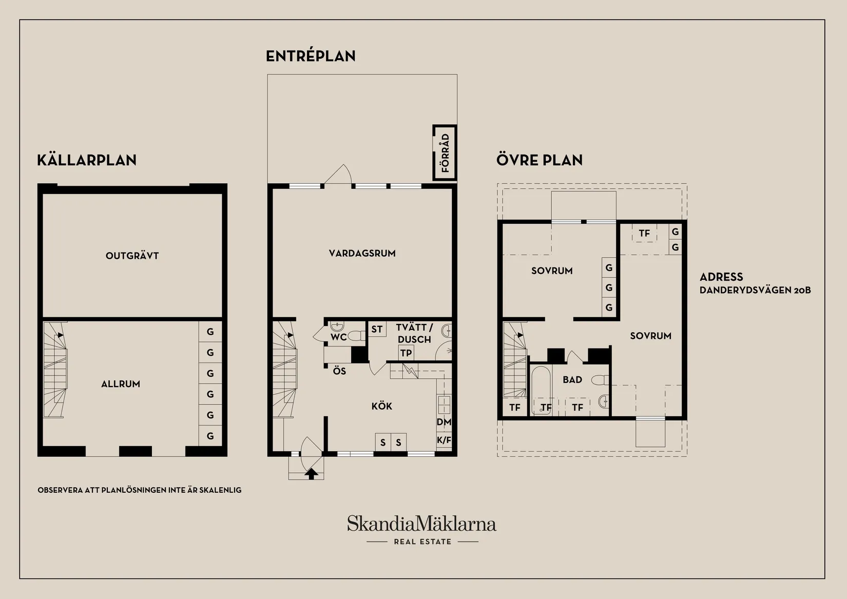 Radhus, Danderydsvägen 20B, Djursholm - Bur, Danderyd