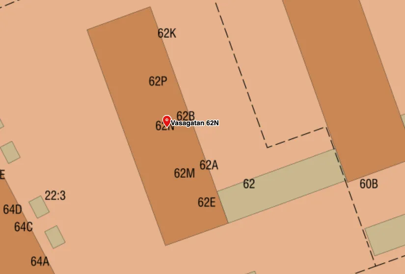 Bostadsrätt, Vasagatan 62 N, Centrala Mora, Mora
