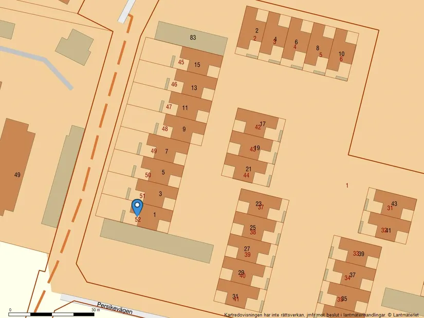 Villa, Radhus, Persikevägen 1, Nilstorp, Lund