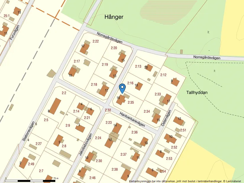 Villa, Jakobsbovägen 16, Hånger, Värnamo