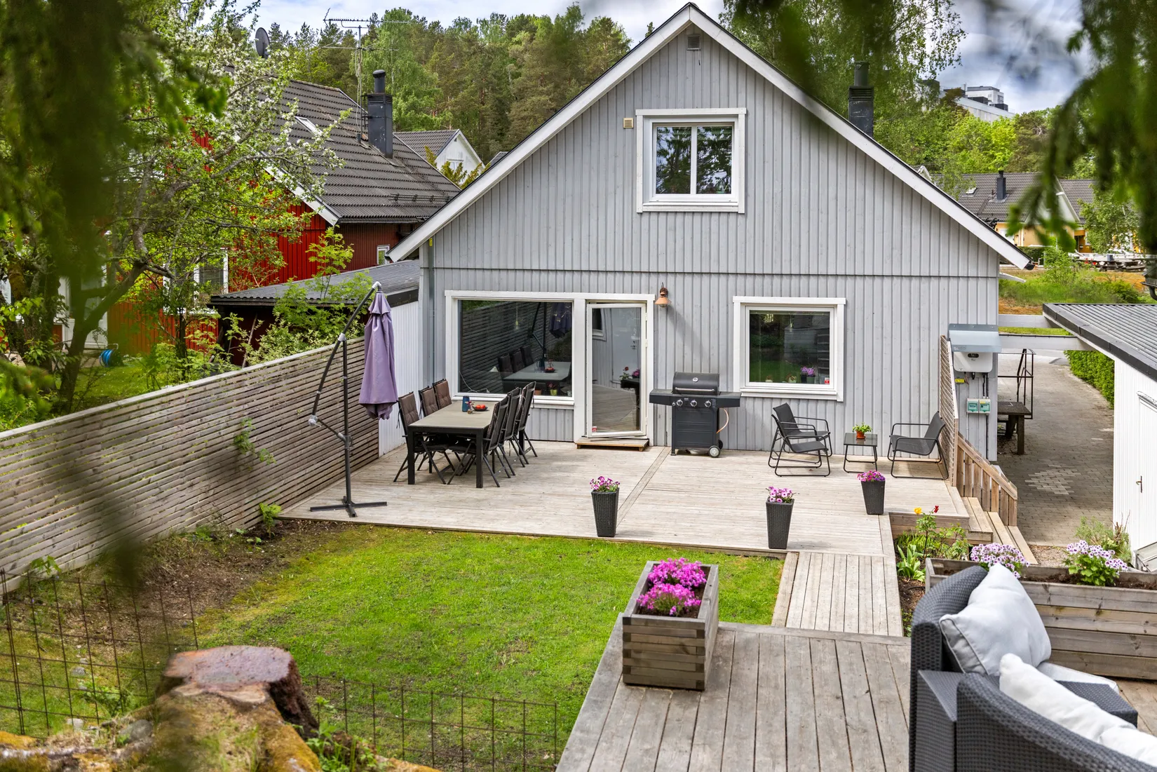 Radhus, Grepvägen 19, Fårdala, Tyresö
