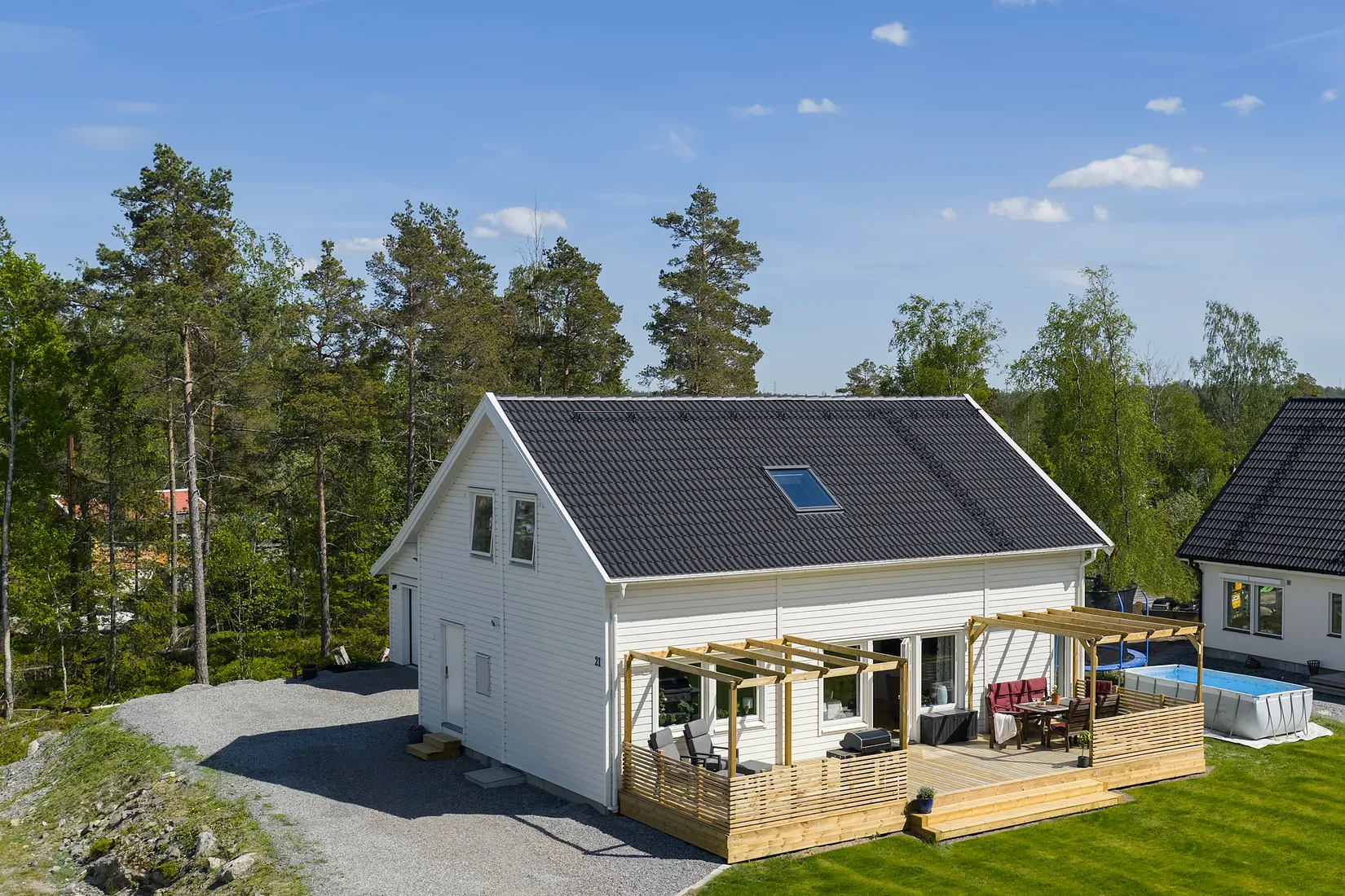 Villa, Fjällgårdsvägen 21, Gladö Kvarn, Huddinge