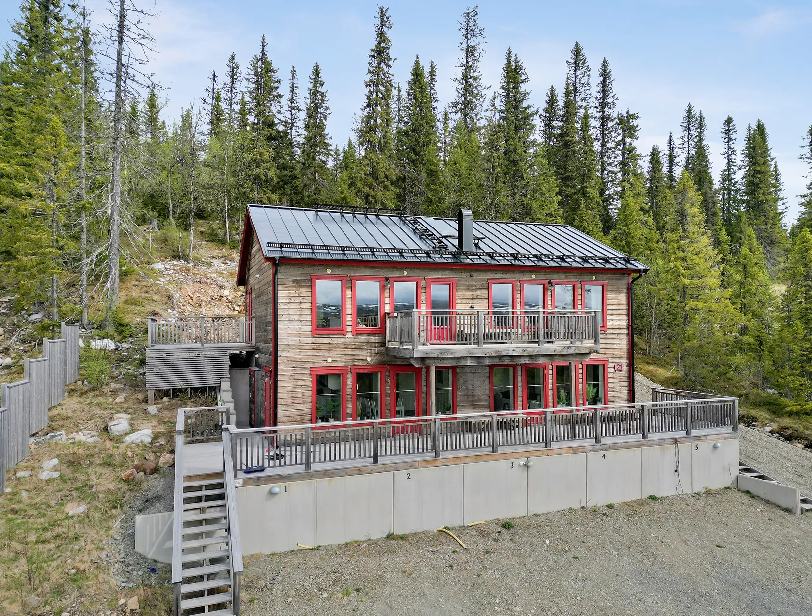 Villa, Vemdalsskalet Lindgrens väg 21, Vemdalsskalet, Härjedalen