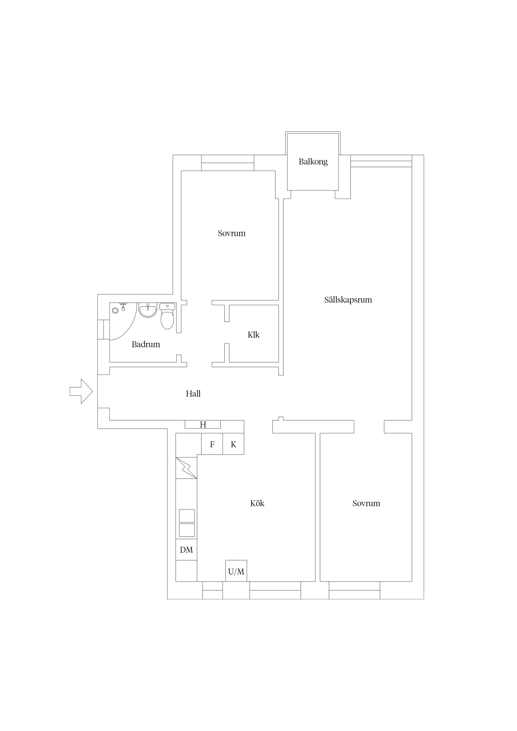 Bostadsrätt, Köpenhamnsvägen 49A, Slottsstaden, Malmö