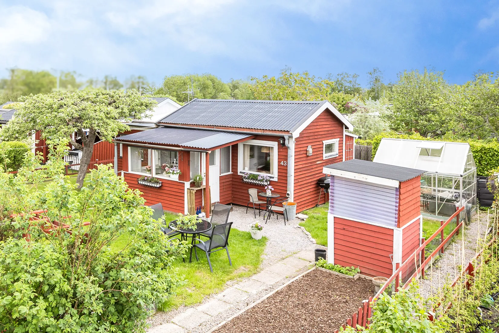 Fritidshus, Vinbärsvägen 43, Emmalund Koloniområde, Johannelund, Linköping