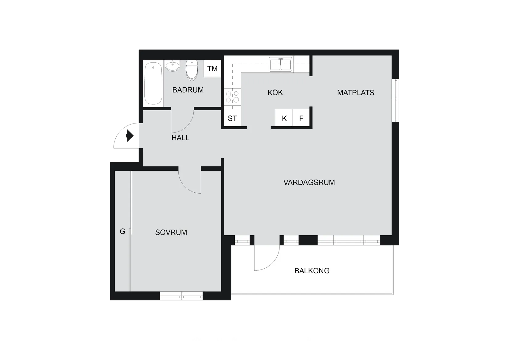 Bostadsrätt, Blekholmsterrassen 11, vån 5, Norrmalm - Kungsholmen - City, Stockholm