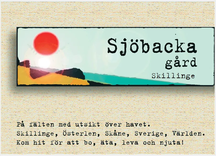 Villa, Gård/Skog, Sjöbacka B&B / Gislövsdalsvägen 66, Skillinge, Simrishamn