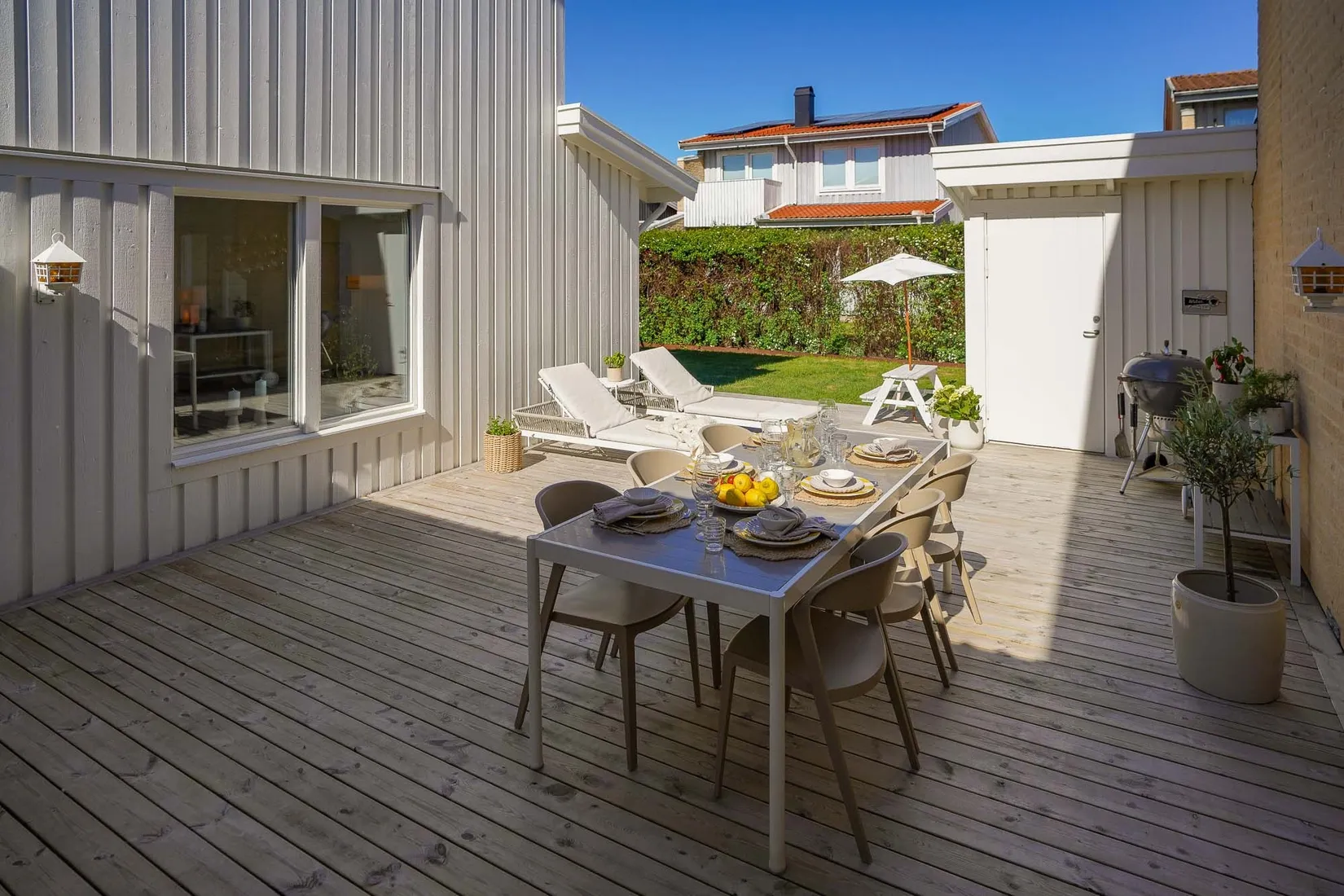 Radhus, Aron Skantz väg 14, Bergsgård, Halmstad