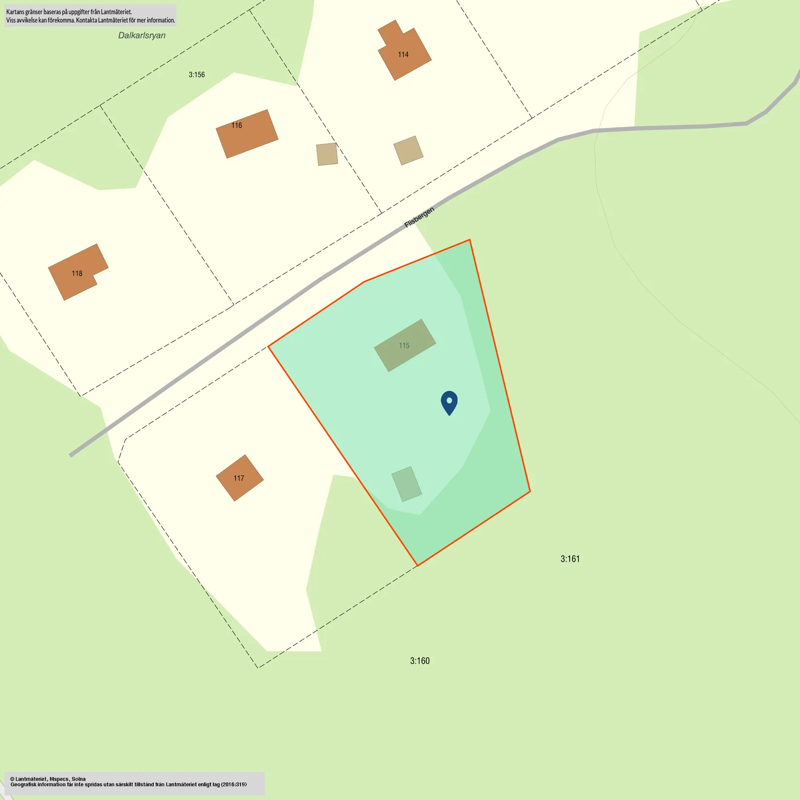Fritidshus, Flisbergen 115, Flisbergen, Norrtälje