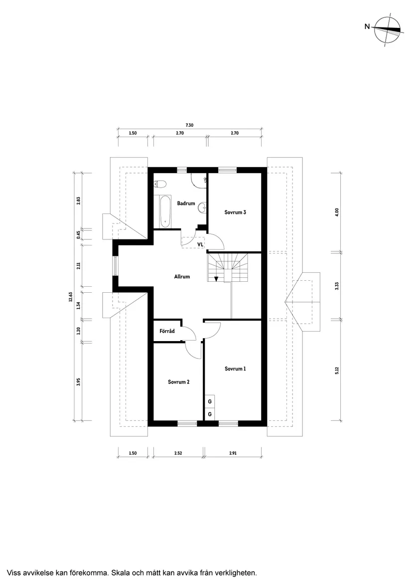 Villa, Walls väg 27, Forsbäck, Kungsbacka