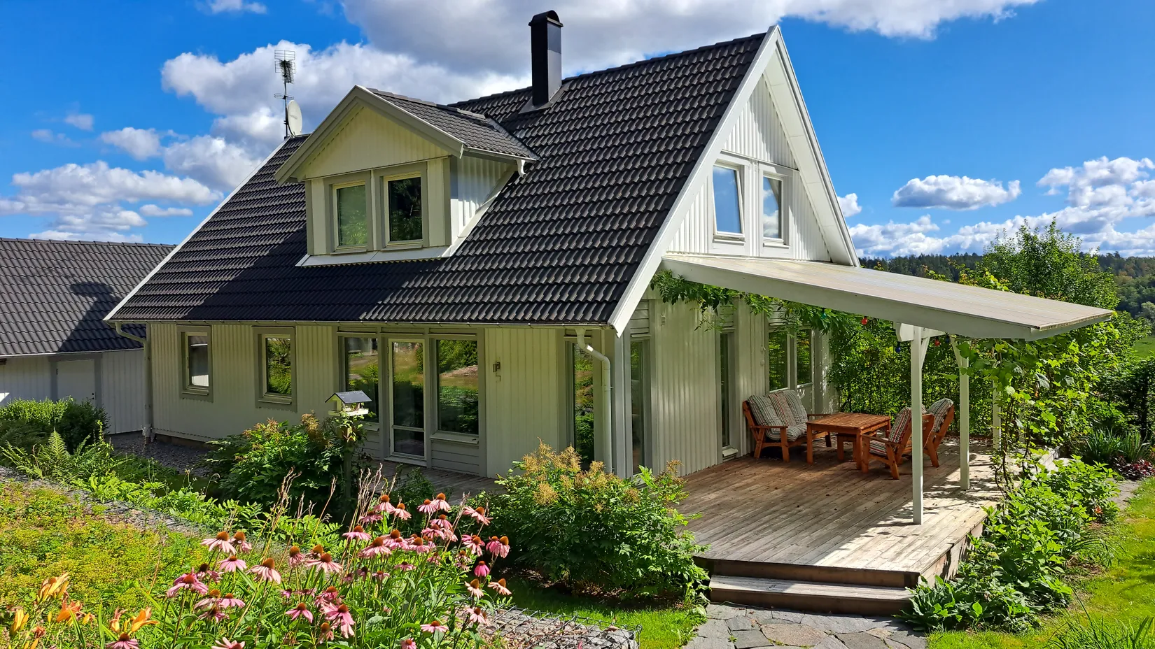 Villa, Hulta Stenbacke  , Sätila, Mark
