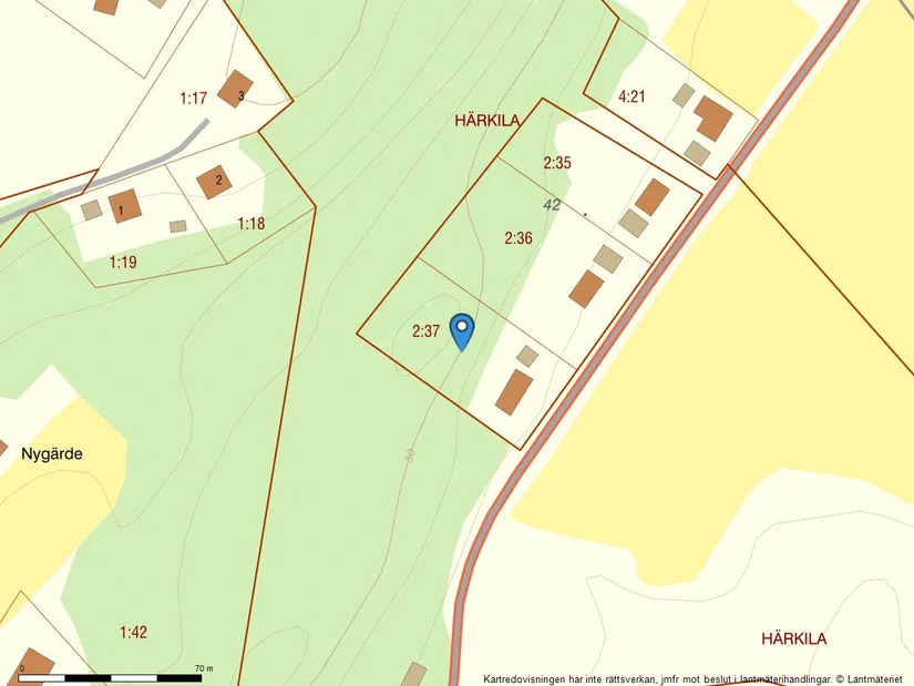 Villa, Hulta Stenbacke  , Sätila, Mark