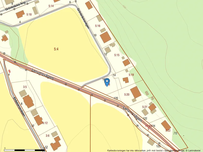 Tomt, Grönbräckavägen 16, Olofstorp, Göteborg