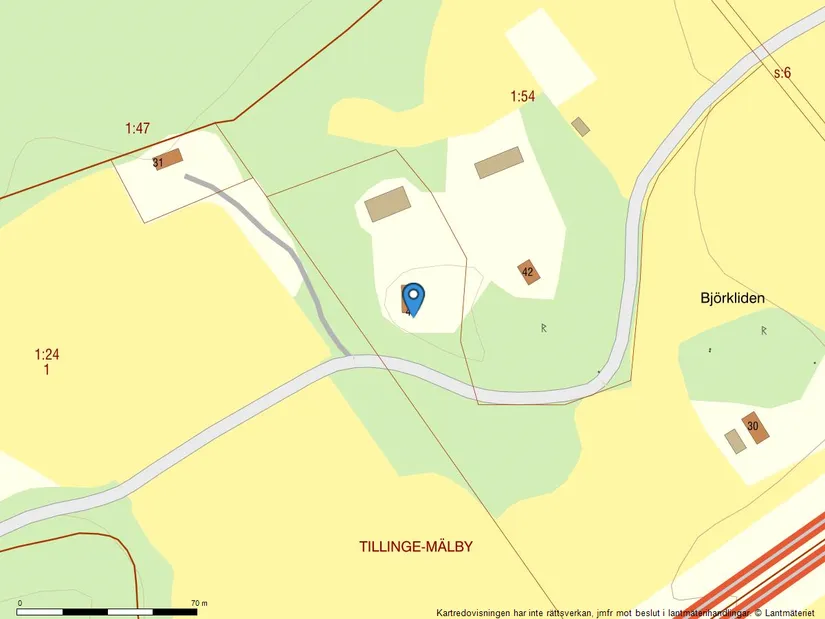 Villa, Gård/Skog, Tillinge-Mälby 43, Tillinge, Enköping