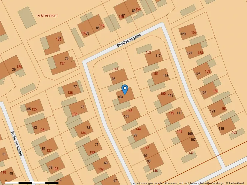 Villa, Radhus, Smältverksgatan 103, Bäckby, Västerås