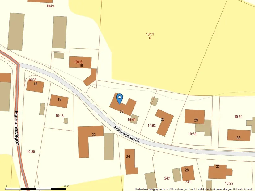 Villa, Ingelstorps byväg 23, Ingelstorp, Ystad