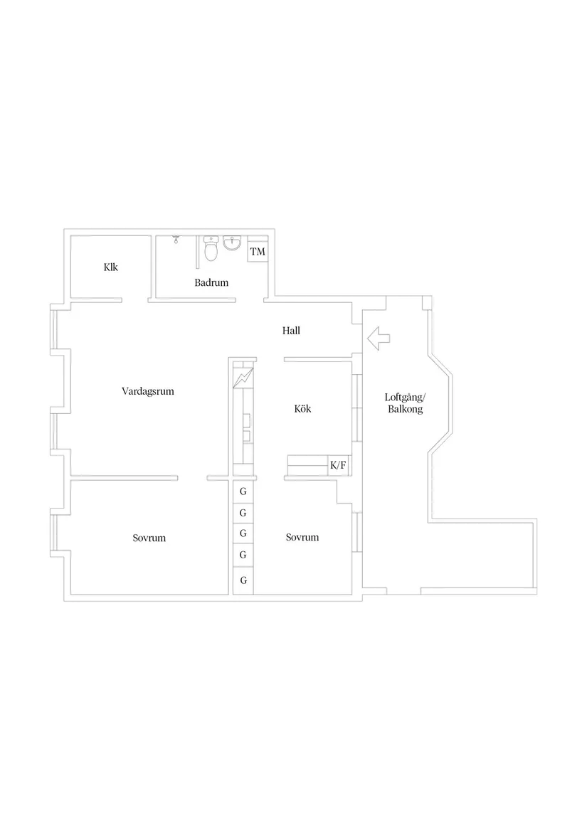 Bostadsrätt, Trädgårdsgatan 8C, Centralt, Sundsvall