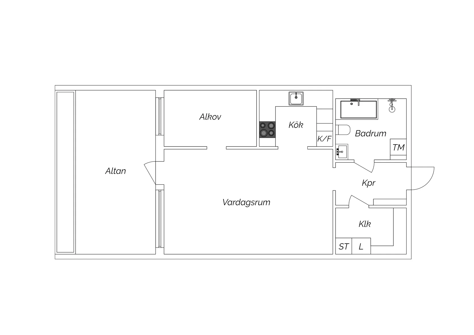 Bostadsrätt, Berglundavägen 26, Timrå