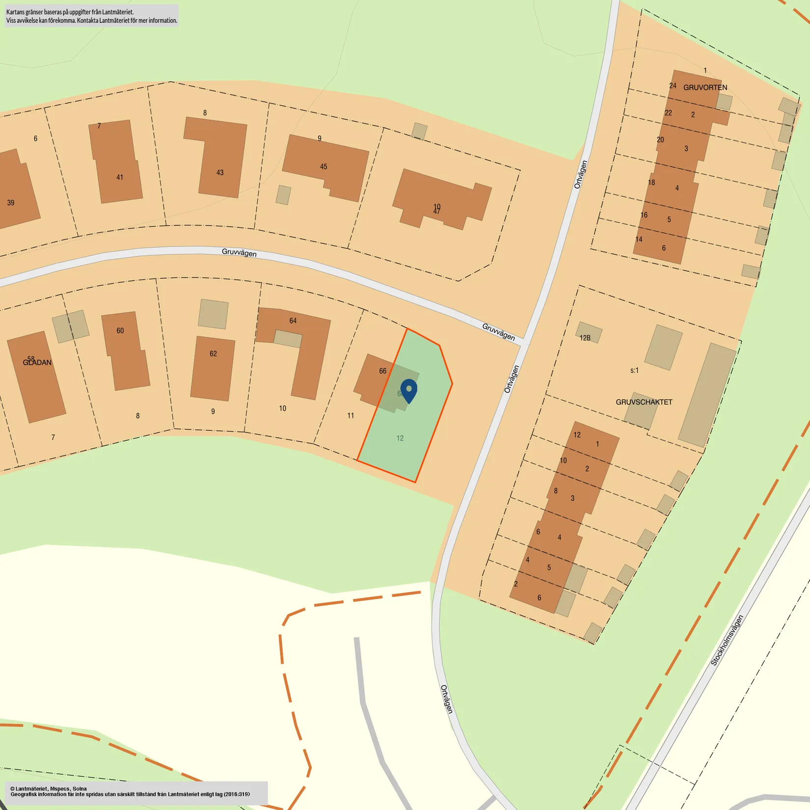 Radhus, Gruvvägen 68, Nyköping