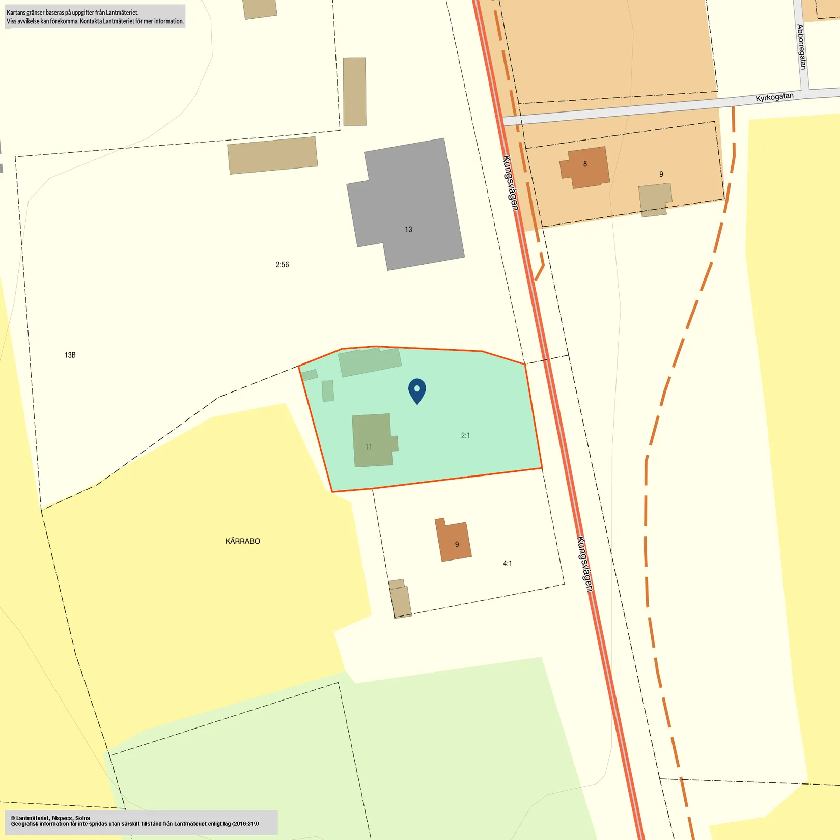 Villa, Kungsvägen 11, Bergkvara, Torsås