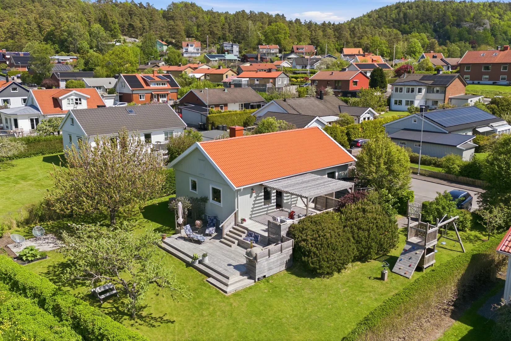 Villa, Mossgårdsvägen 22, Kåhög, Partille