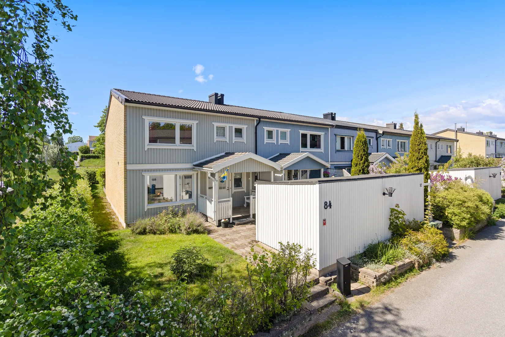 Villa, Radhus, Högbyvägen 84, Viksjö, Järfälla