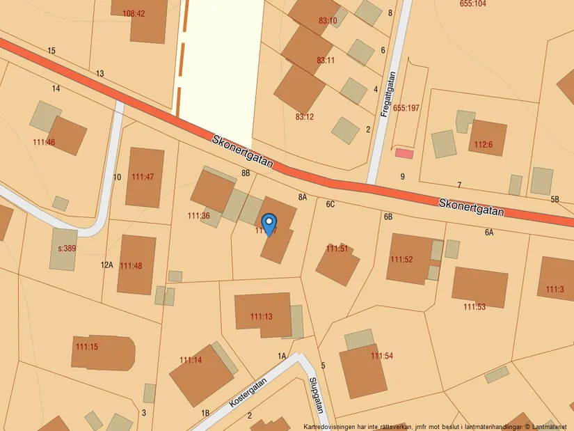 Villa, Skonertgatan 8A, Hagen, Göteborg