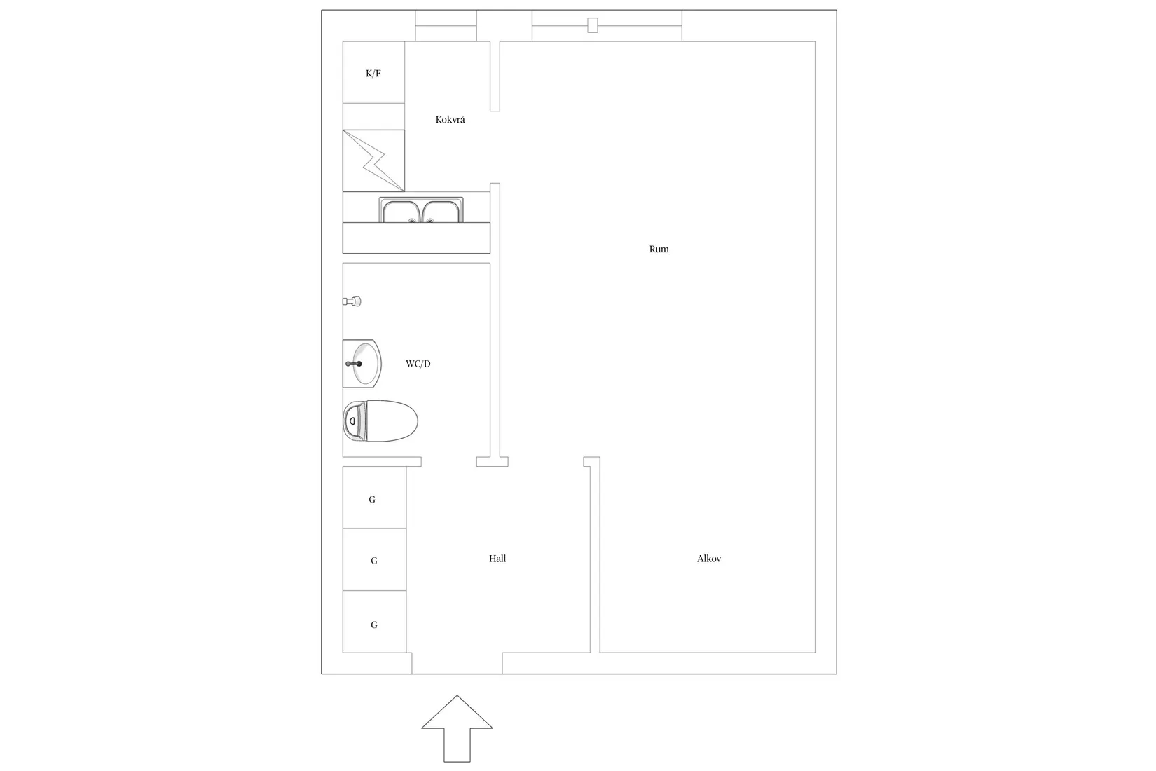Bostadsrätt, Tvillinggatan 3A, Mölndal - Jungfruplatsen, Mölndal