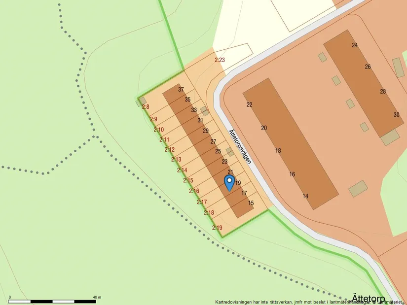 Villa, Radhus, Ättetorpsvägen 19, Åby, Norrköping