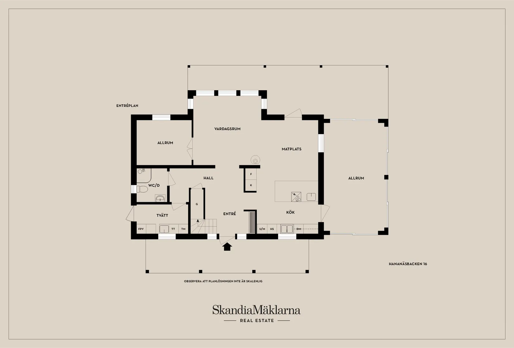 Villa, Skavkulla udde 13, Skavkulla, Karlskrona