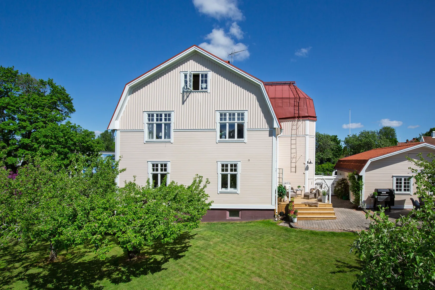 Villa, Västra Ringvägen 4, Villastaden, Gävle
