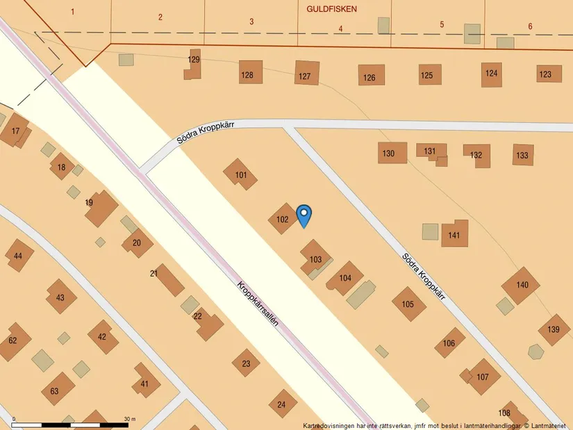 Fritidshus, Rönnvägen 102 Södra Kroppkärrs koloniområde, Karlstad