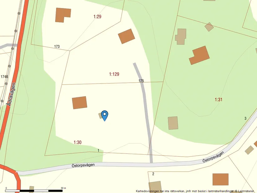 Villa, Östorpsvägen 1, Ådran, Huddinge