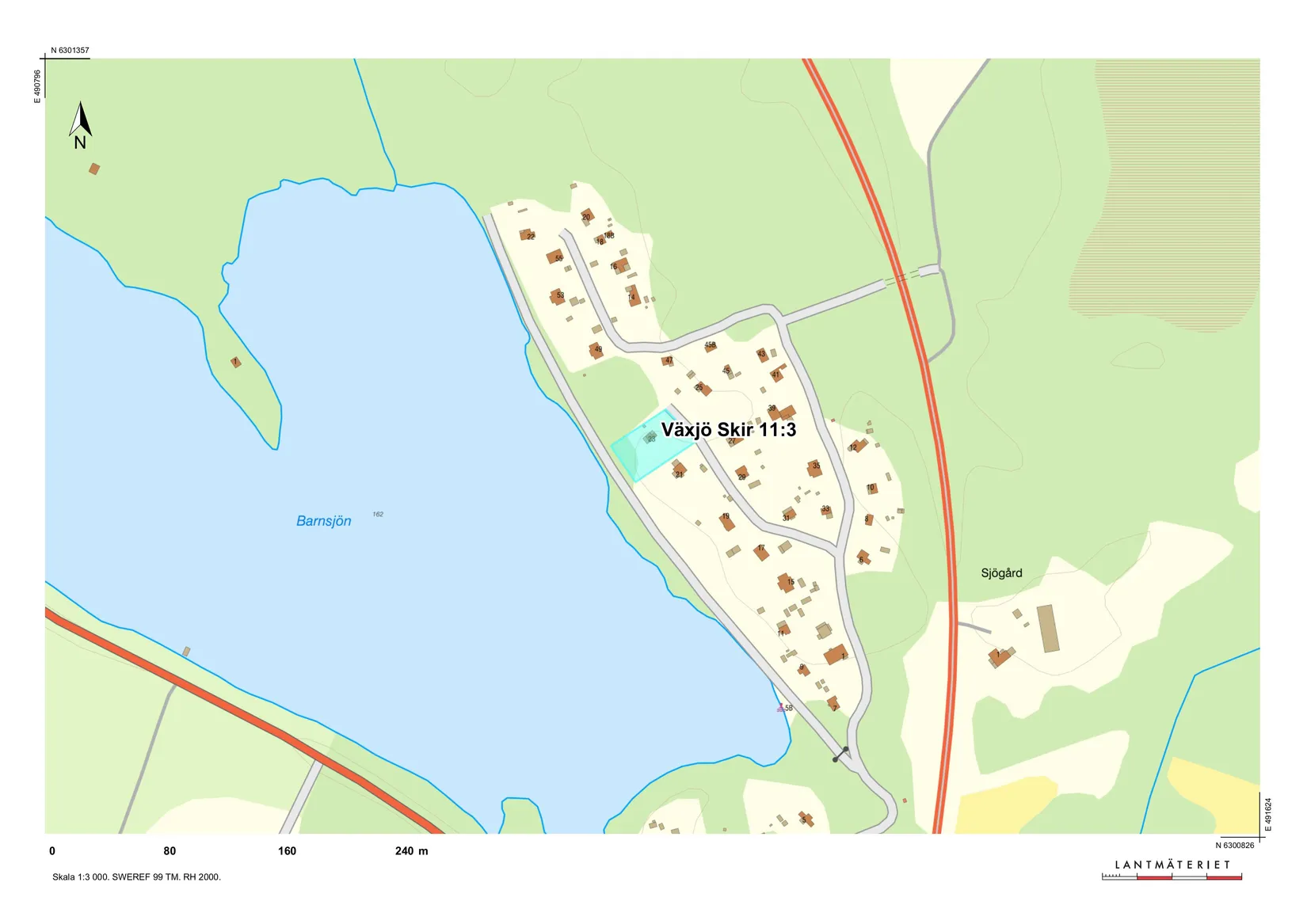 Fritidshus, Barnsjövägen 23, Växjö
