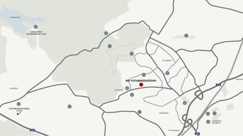 Bostadsrätt, Radhus, Temperavägen 12 A, Fullersta, Huddinge