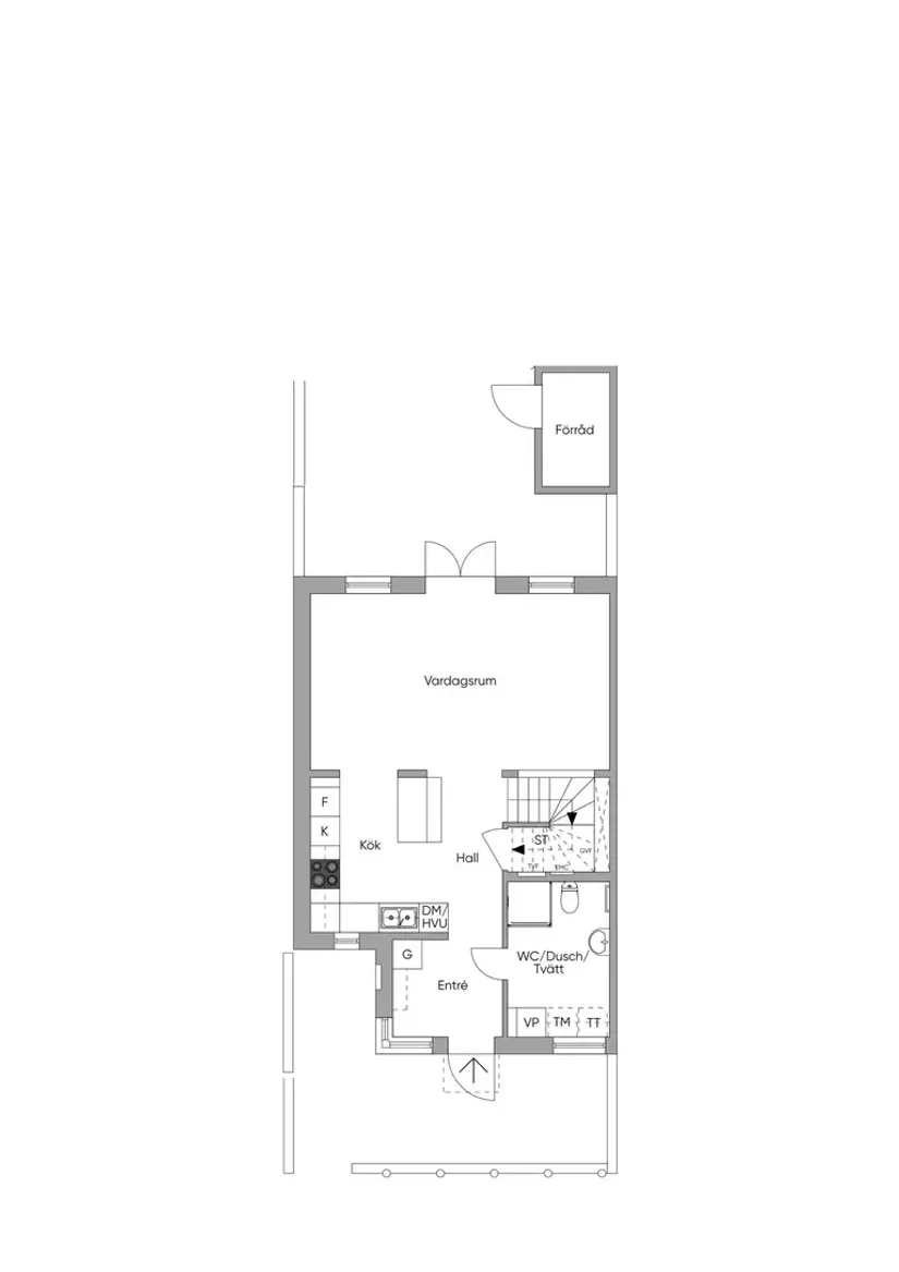 Radhus, Timvinkelvägen 2, Haninge