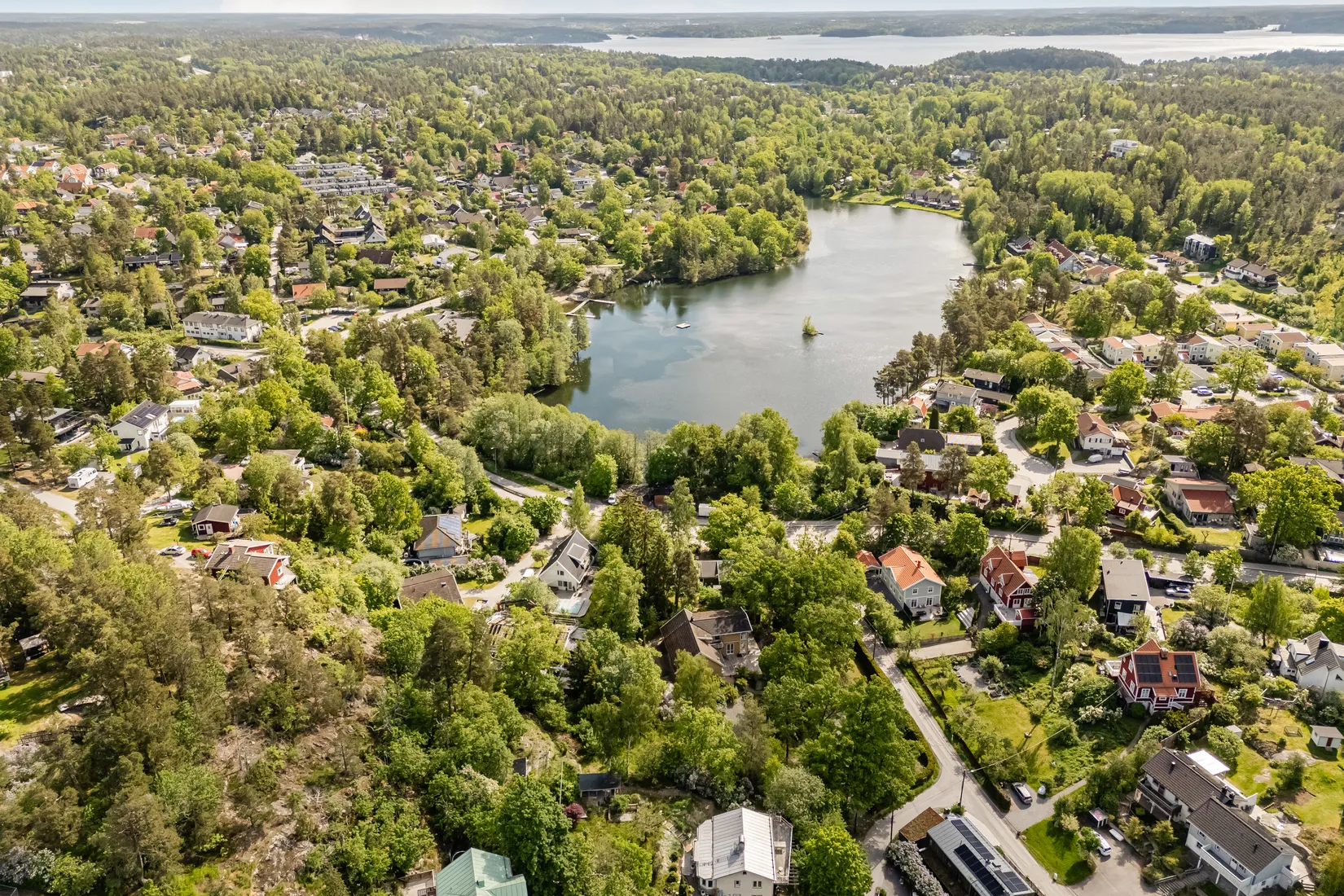Tomt, Del av Högalidsvägen 5, Lännersta, Nacka