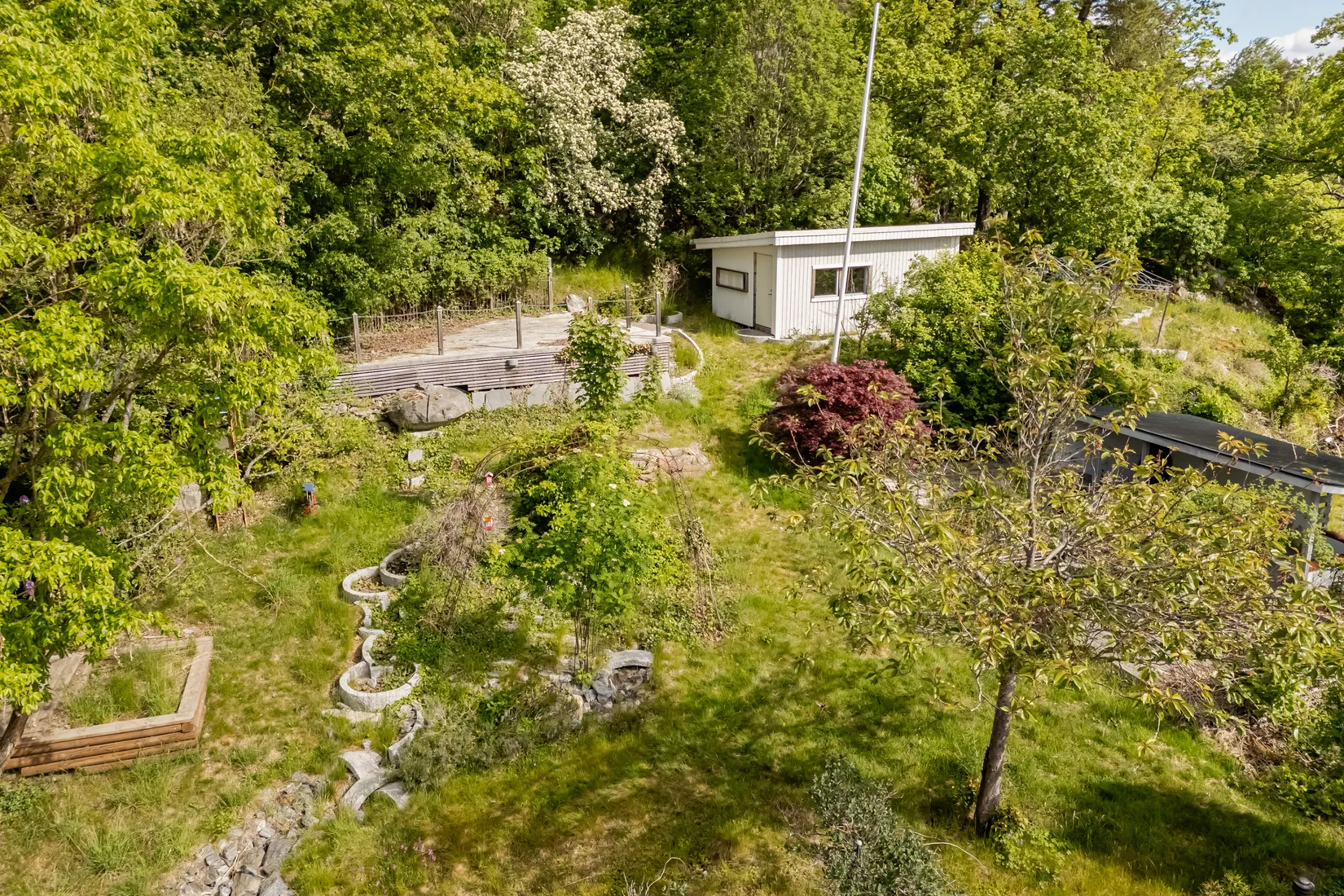 Tomt, Del av Högalidsvägen 5, Lännersta, Nacka